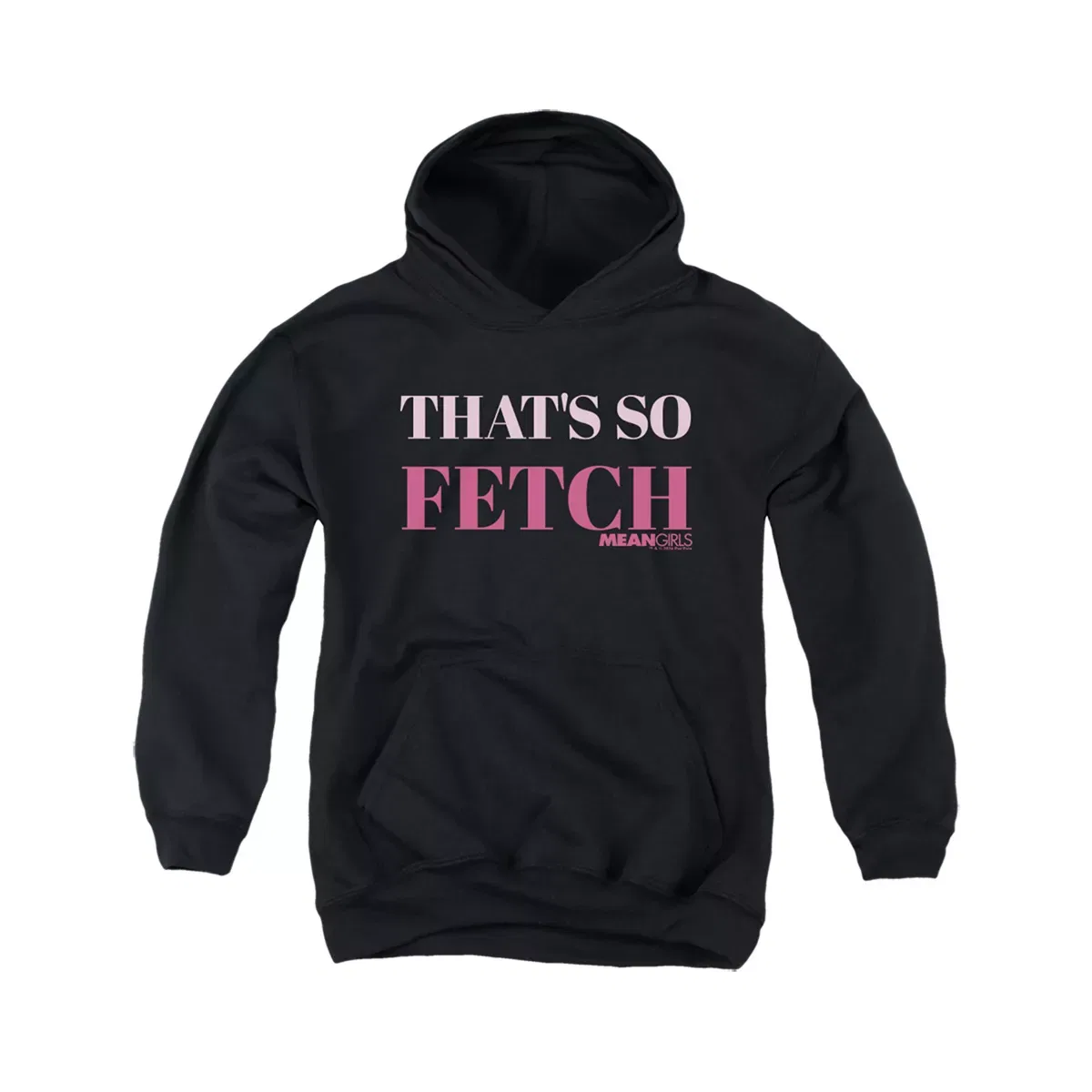Детский худи с принтом That's So Fetch Mean Girls, Черный