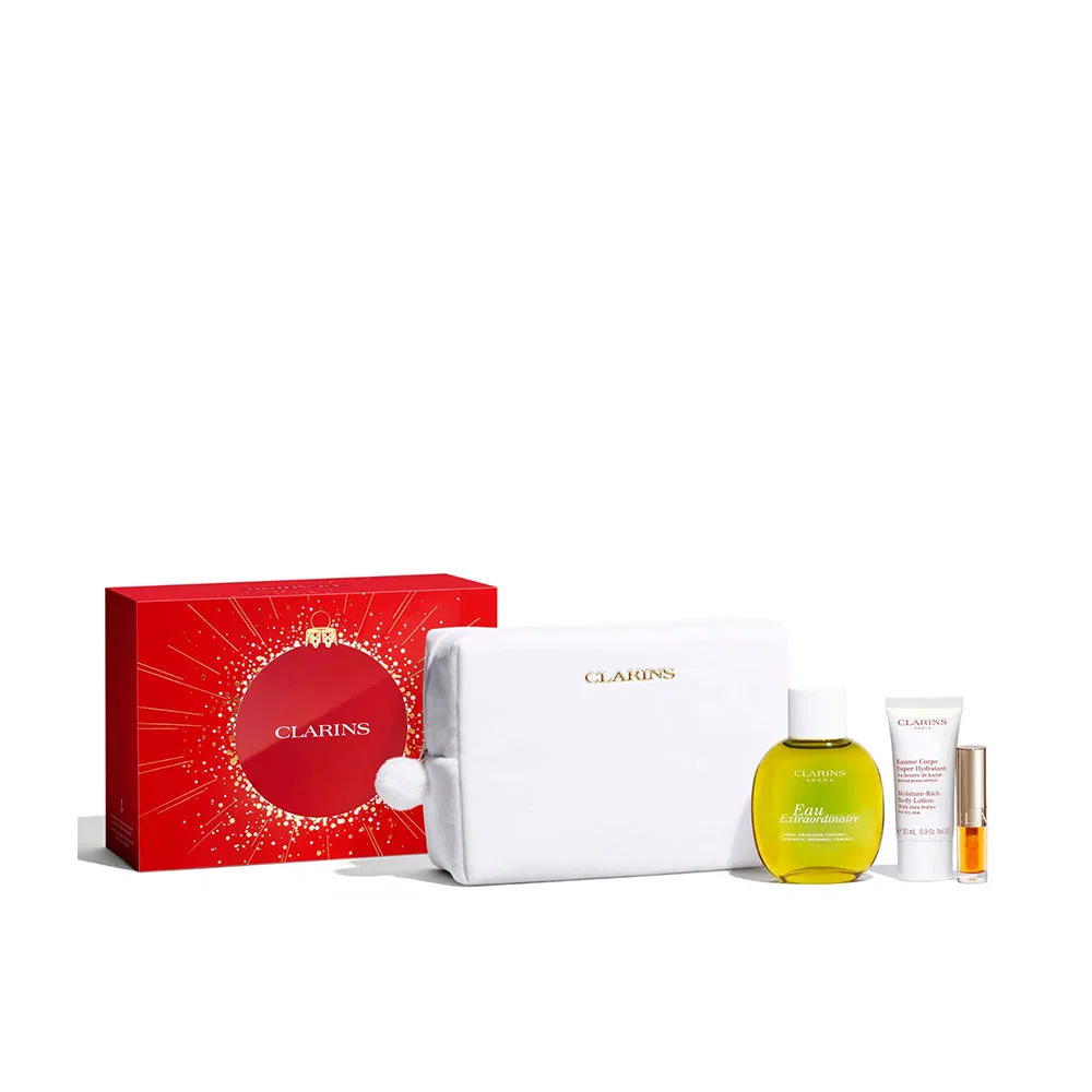 Набор косметики для тела Eau Extraordinaire Clarins, 4 предмета