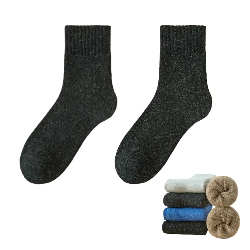 Детские носки-гольфы с длинным голенищем 3 шт Black Light Gray Dark Camel MIIOW — фото 3