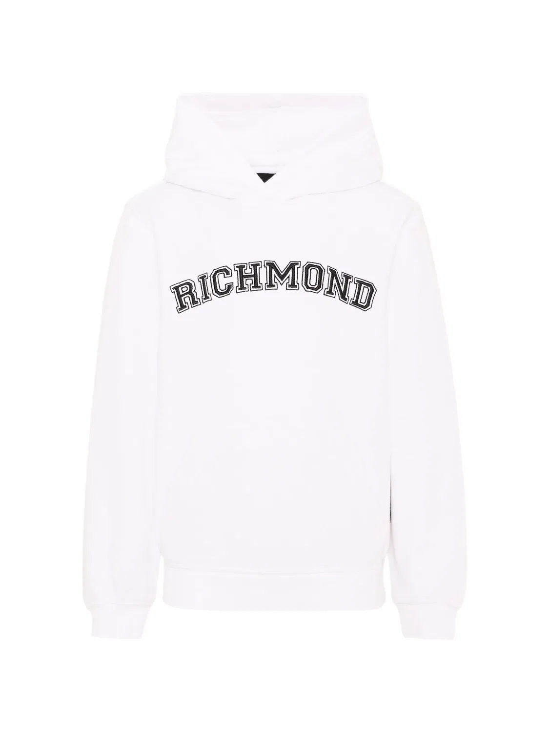 Худи с вышитым логотипом белое John Richmond, белый