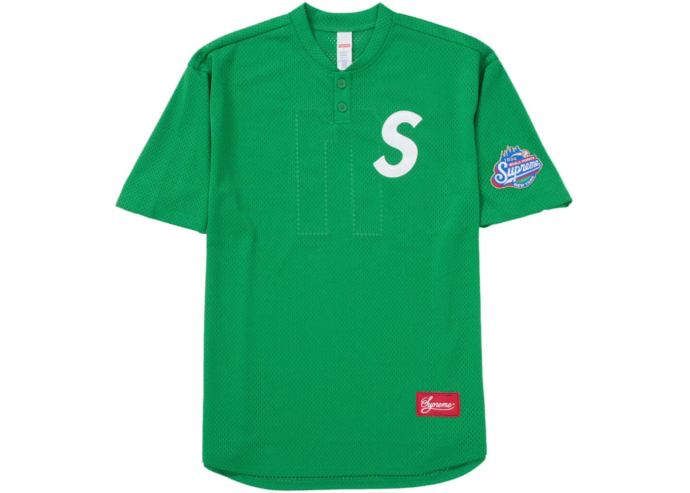 Мужская рубашка-поло с длинным рукавом Henley Supreme, Green