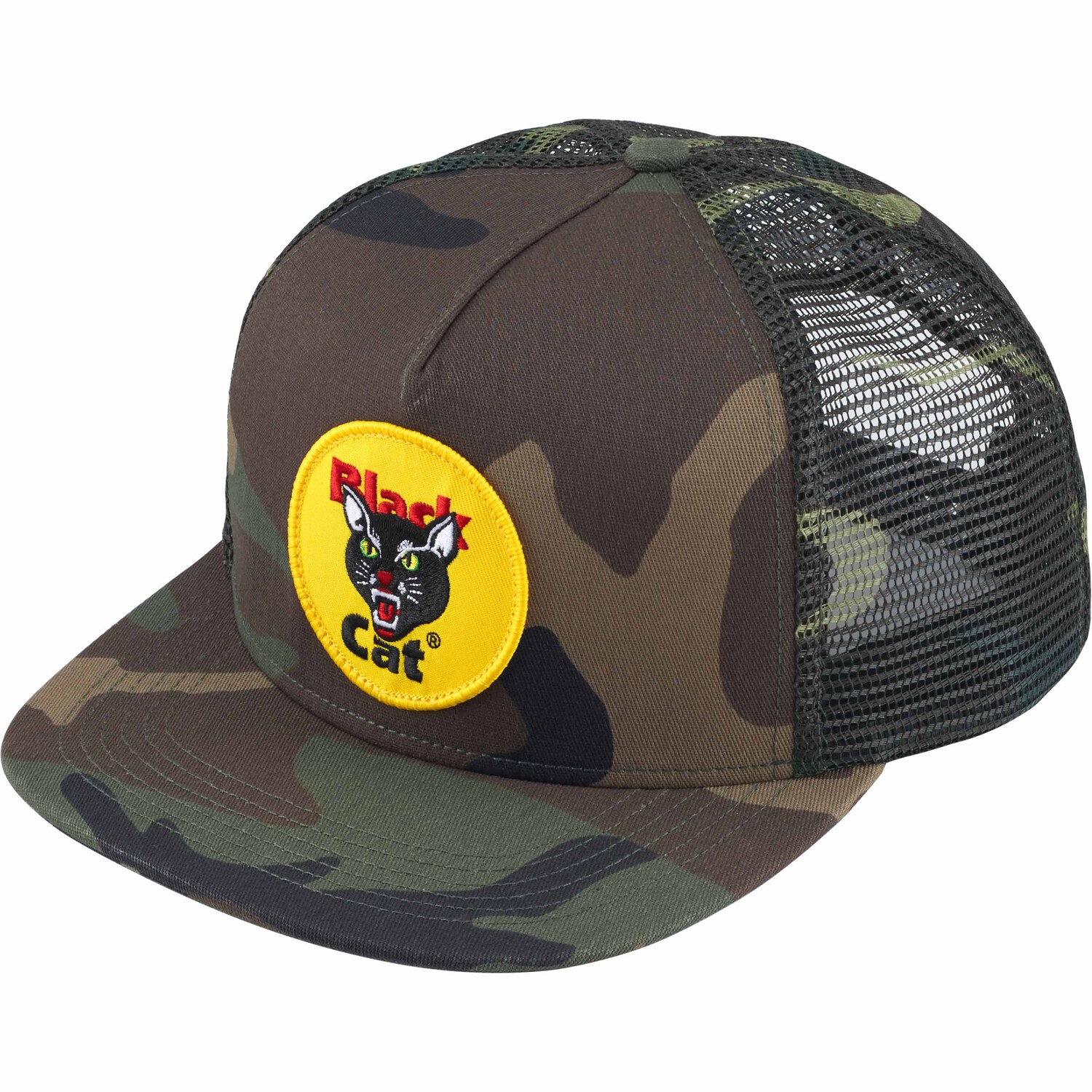 

Бейсболка Supreme Black Cat Mesh Back 5-Panel, мультиколор