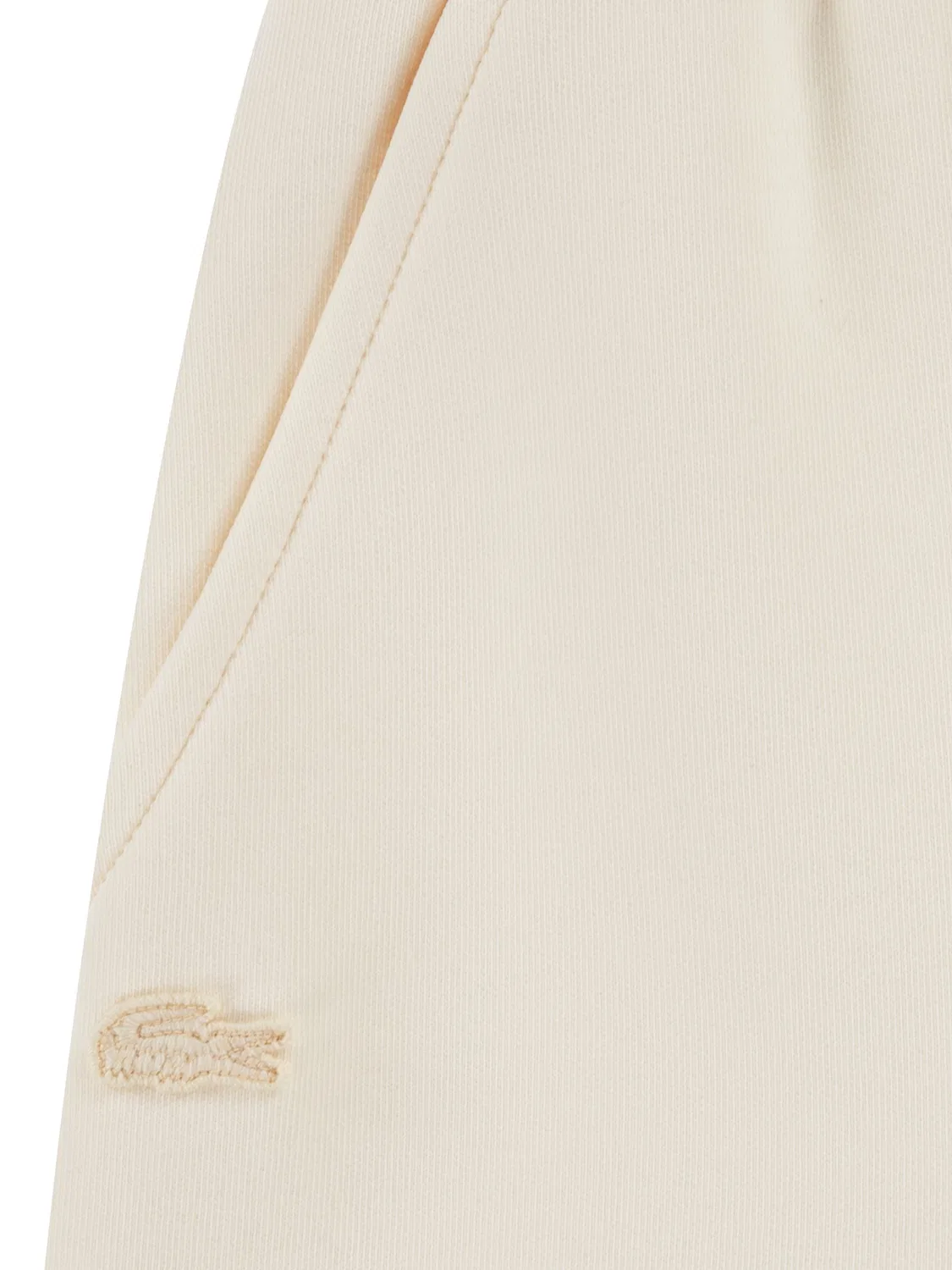 Шорты из трикотажа с утяжкой Lacoste, кремовый — фото 4