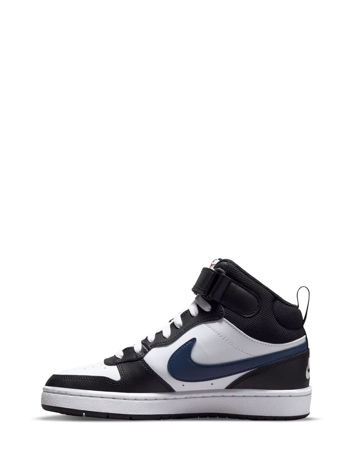 Кроссовки высокие Nike Court Borough Mid 2, белые/черные/красные — фото 4