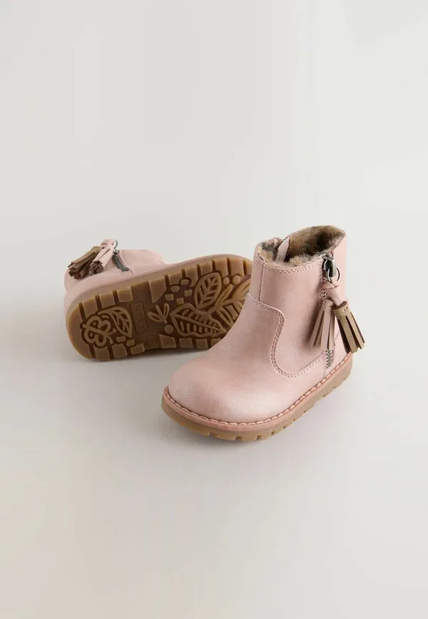 Ботинки с искусственной кожи Standard Next, Pink, розовый — фото 3