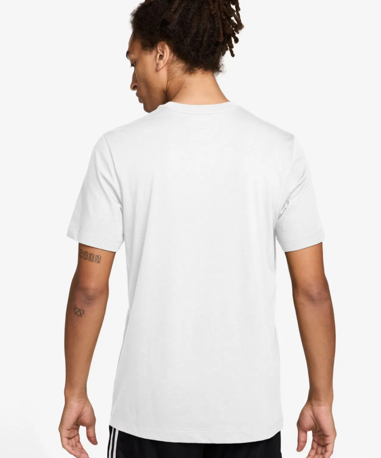 Мужская футболка с коротким рукавом с принтом NIKE Std Asbury HCEasy S/S T-Shirt, Белый — фото 2