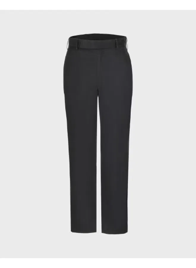 Брюки классические прямые с зауженным кроем Zara, черно-синий