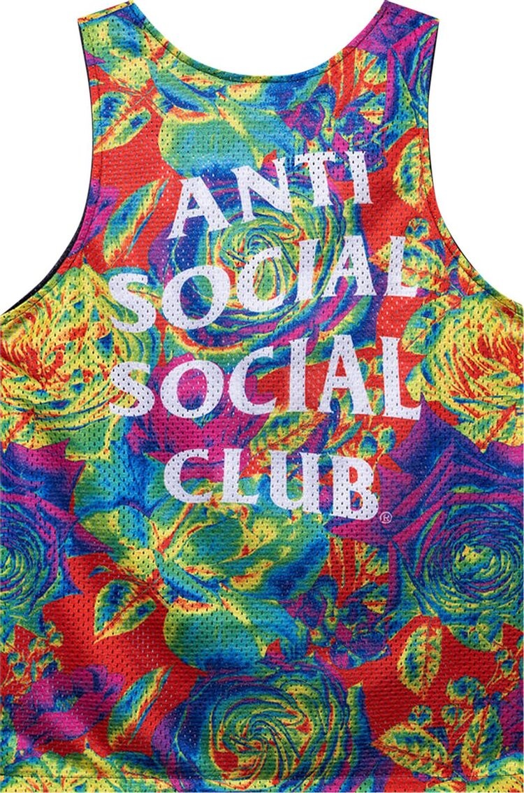 

Топ Anti Social Social Club Pedals On The Floor Reversible Mesh Tank Top 'Multicolor', разноцветный, Черный, Топ Anti Social Social Club Pedals On The Floor Reversible Mesh Tank Top 'Multicolor', разноцветный