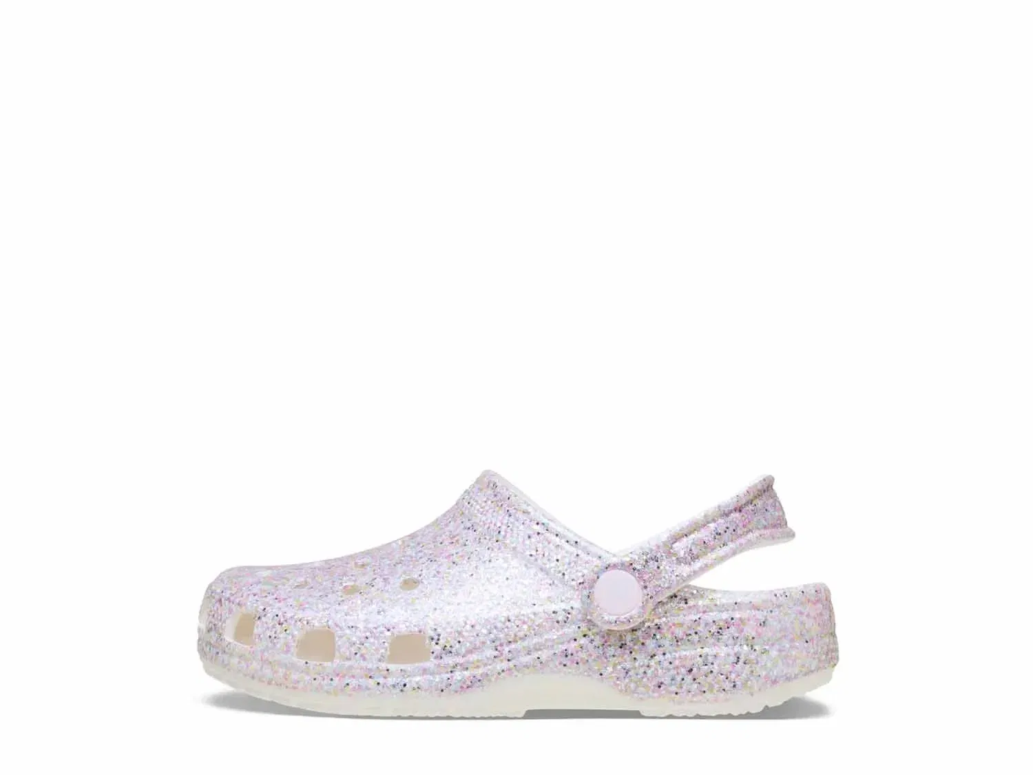 Клоги Classic Fantasy Glitter Crocs, белый/мультиколор — фото 2