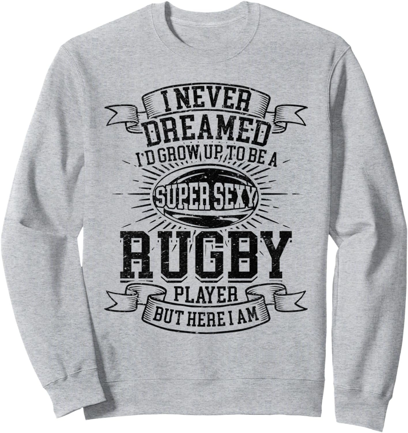 

Толстовка Я никогда не мечтал стать суперсексуальным регбистом, серая Funny Rugby Quotes Rugby Season, Серый, Толстовка Я никогда не мечтал стать суперсексуальным регбистом, серая Funny Rugby Quotes Rugby Season