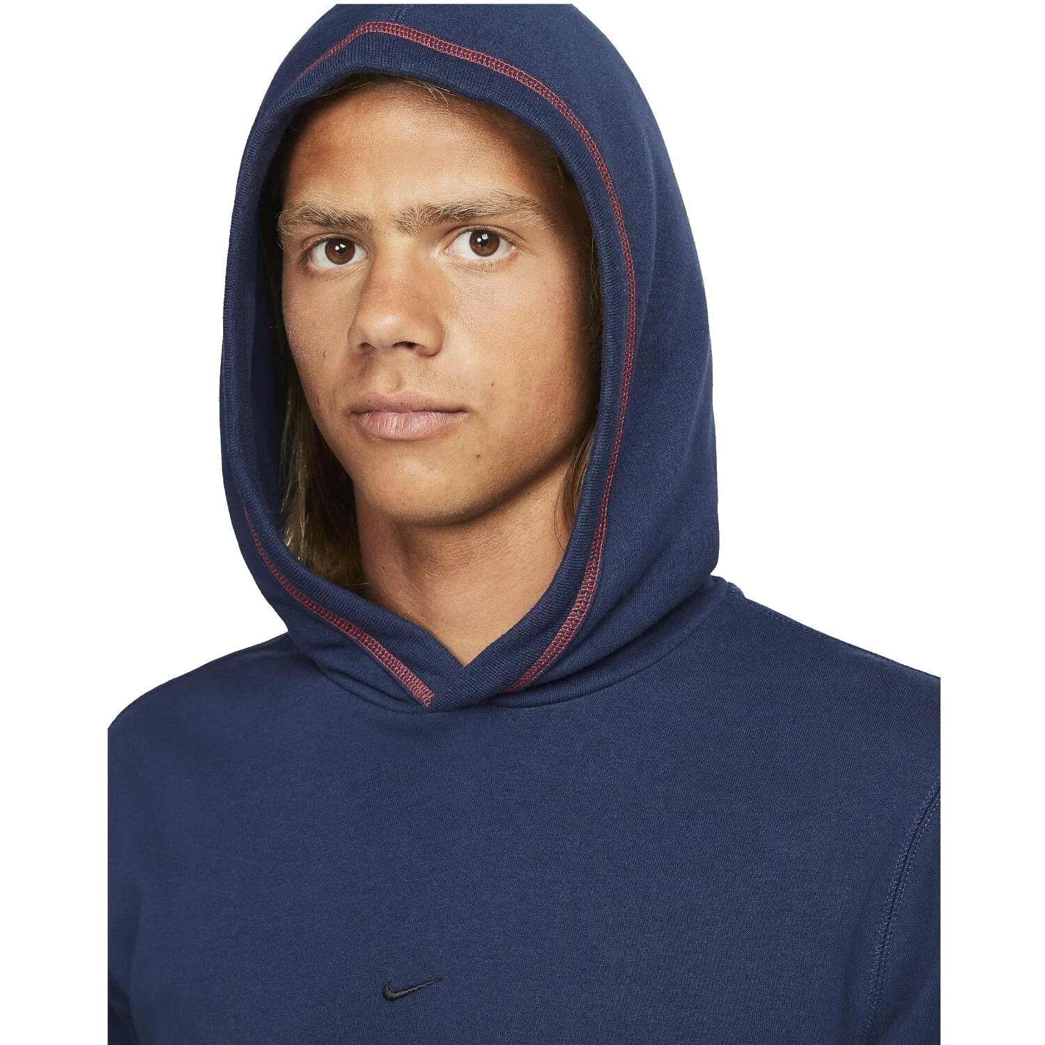 Мужское худи из флиса Nike F.C. Nike, Цвет: Bunt / Dunkelblau / Rot — фото 3