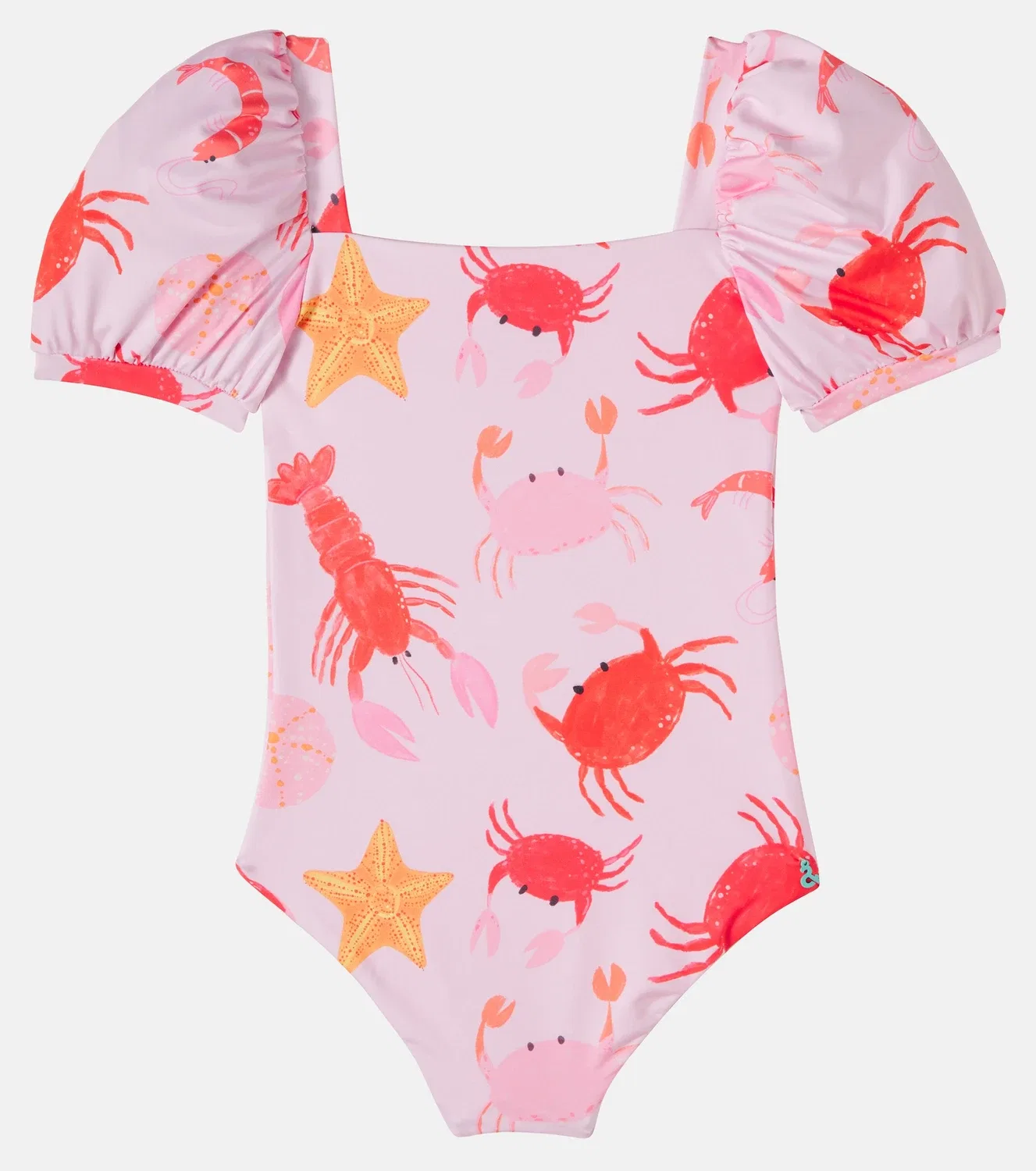 Раздельный купальник с принтом Crustaceos Rosado Pepita&Me, розовый — фото 2