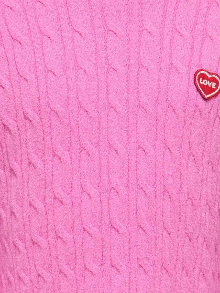 Свитер Only Mini Sweater 'KMGIBI' в цвете Eosin — фото 3
