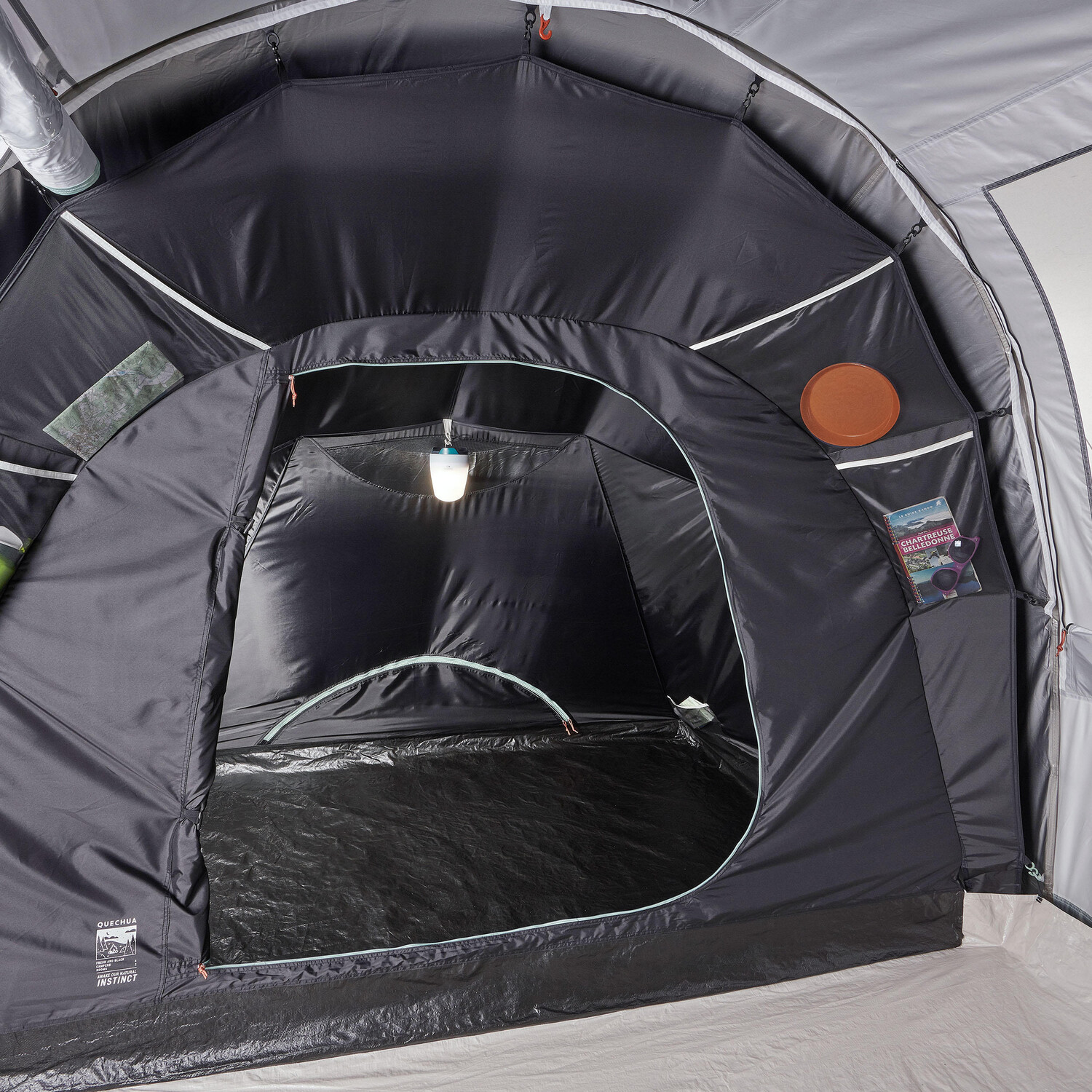 Тентовая кабина Quechua Arpenaz 4.2 Fresh & Black как запчасть для тентовой модели — фото 2