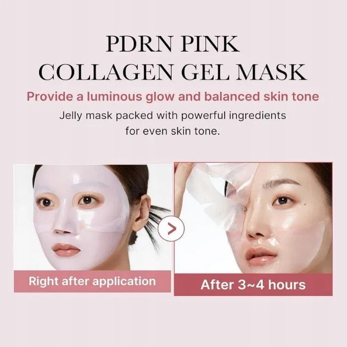 Коллагеновая гель-маска для лица PDRN Pink Collagen Gel Mask MEDICUBE — фото 3