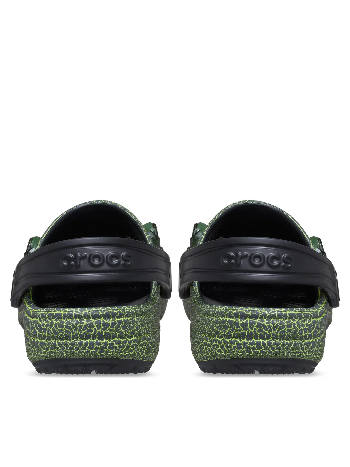 Шлепанцы для мальчика Classic Scary Dino Clog Crocs, черный — фото 3