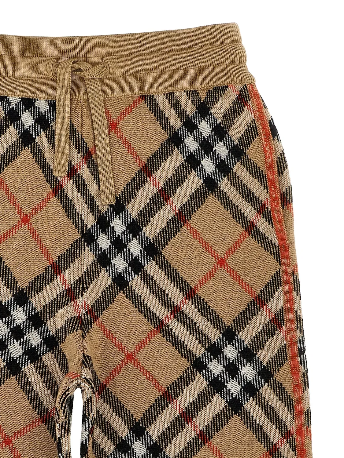Джоггеры из шерсти, коричневые Burberry, коричневый — фото 2