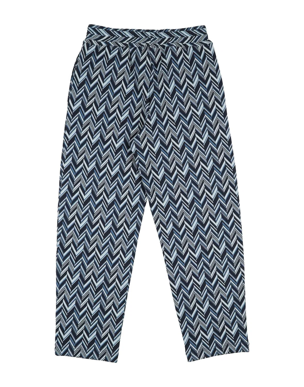 Детские штаны для девочек трикотажные Missoni, синий — фото 2