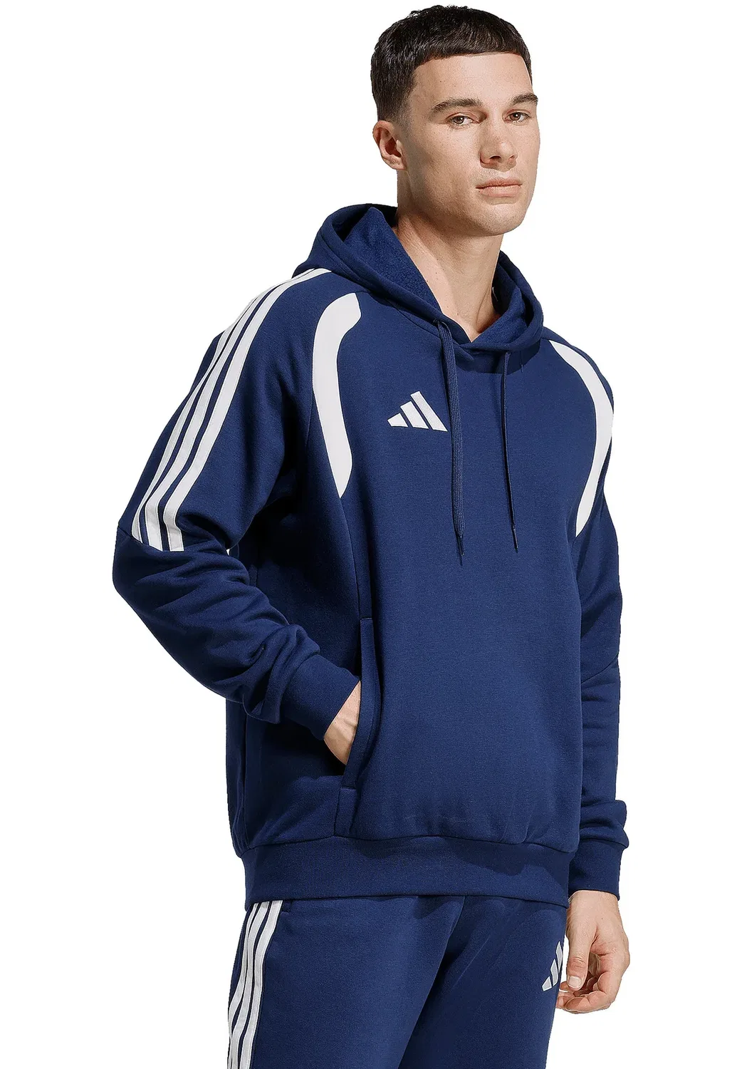 Толстовка с капюшоном Adidas Performance, Weiss — фото 3