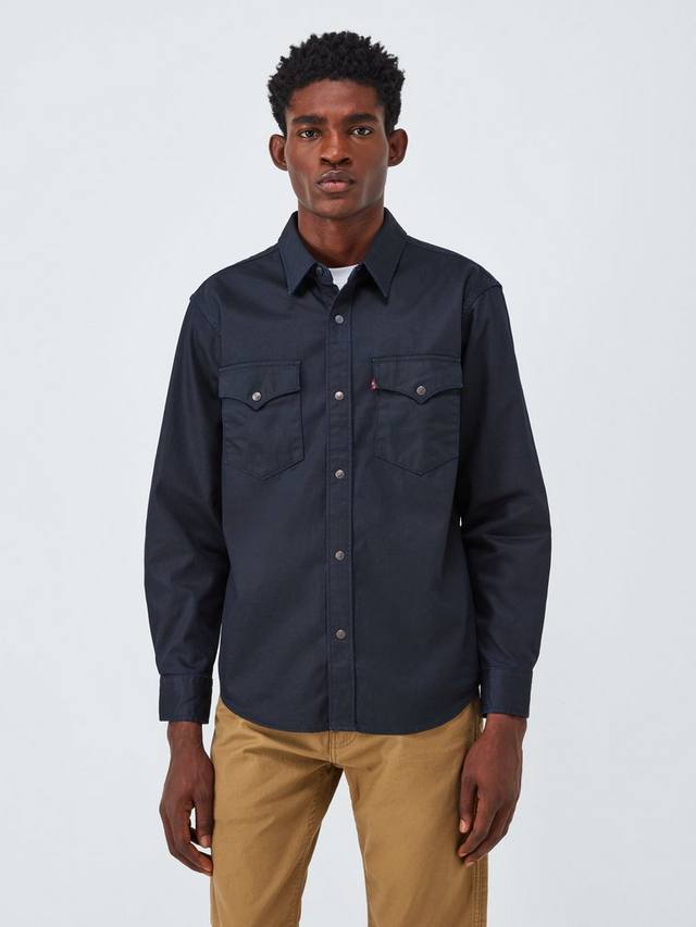 

Хлопковая свободная вестерн-рубашка Levi's