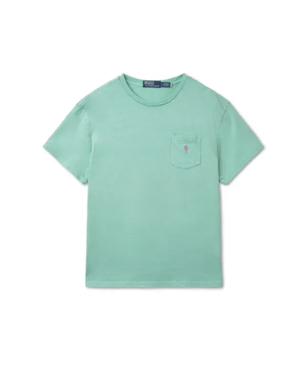 Футболка с коротким рукавом классический крой Polo Ralph Lauren, зеленый