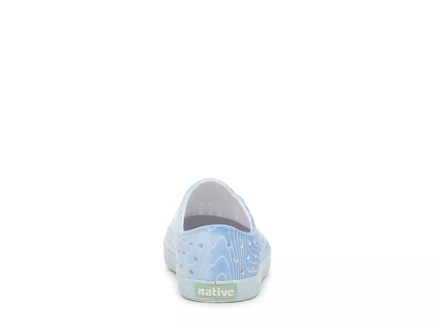 Кроссовки slip-on Jefferson, Light Blue Abstract Print, Native — фото 4