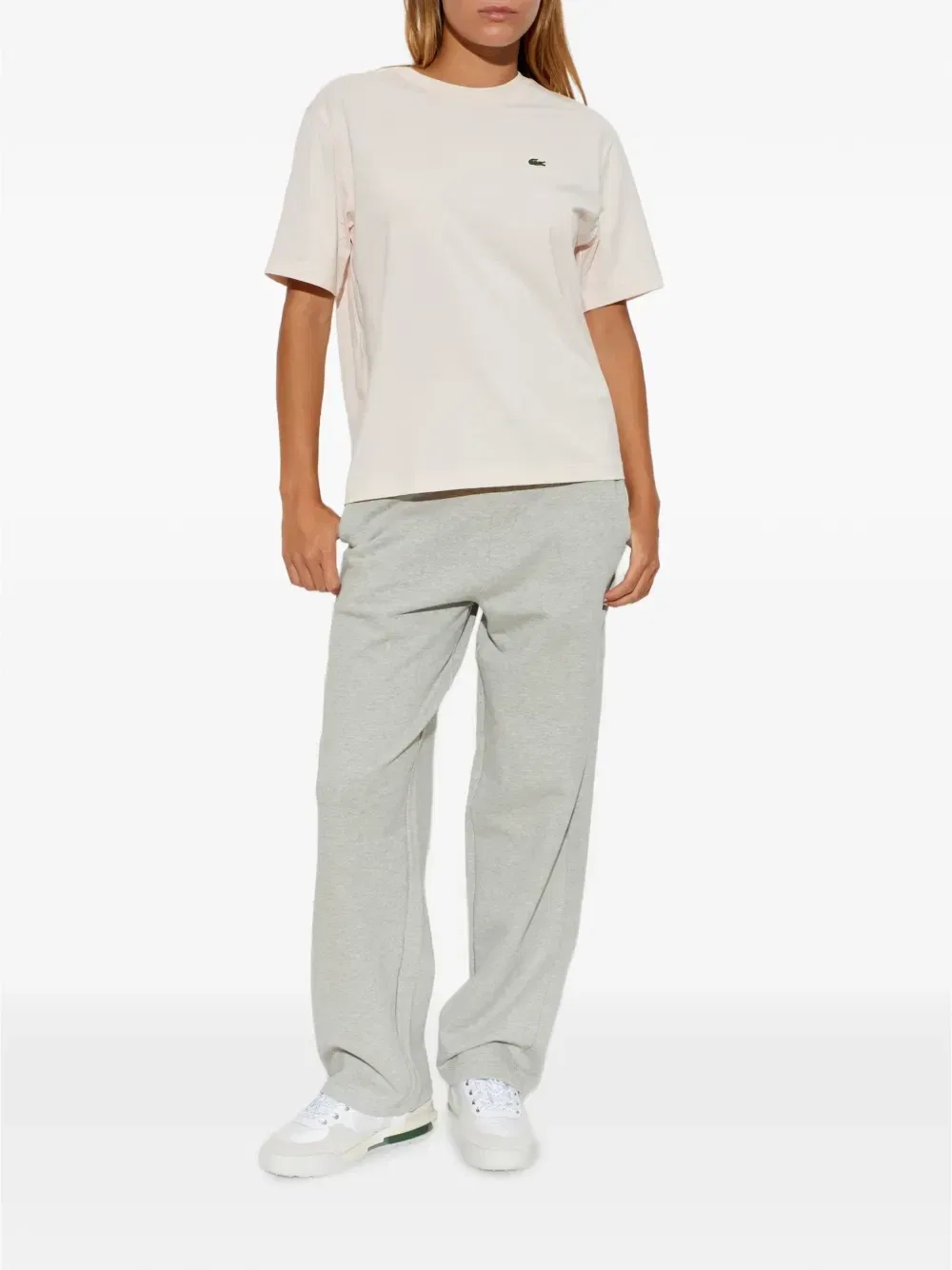 Футболка с нашивкой-логотипом Lacoste, розовый — фото 2