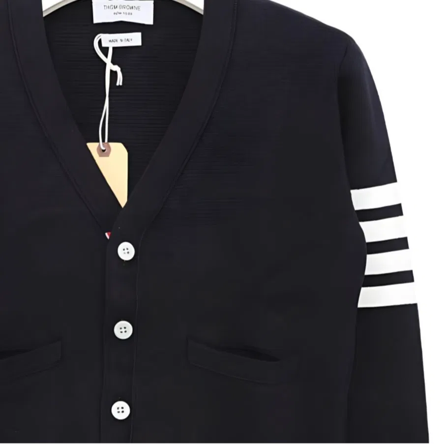 Детская рубашка Casual Shirt THOM BROWNE, Marine Blue/Navy — фото 3