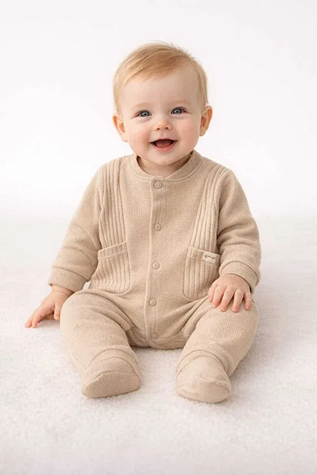 Детский комбинезон для новорожденных с длинным рукавом Liliyum, Brown
