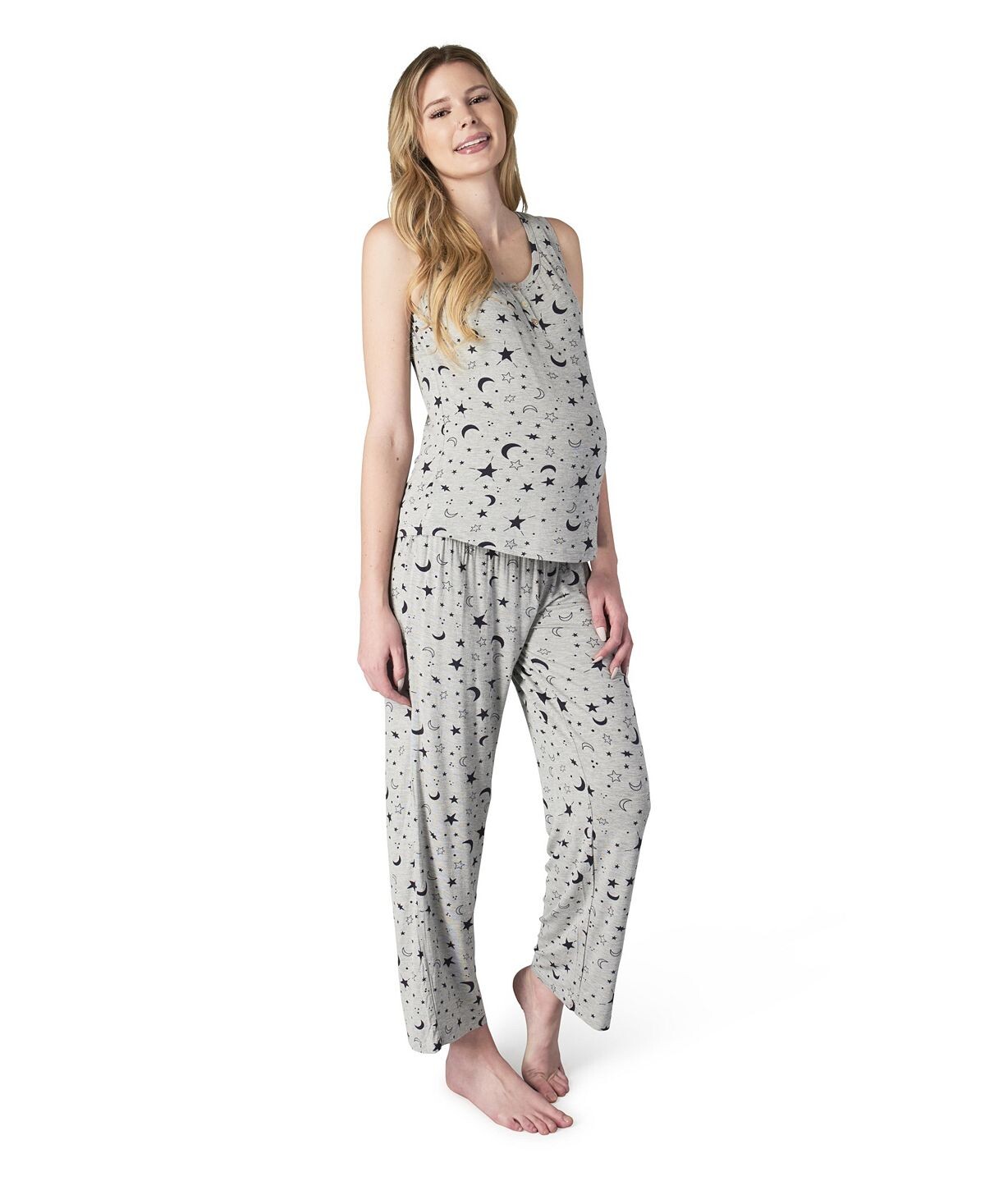 

Женский пижамный комплект joy tank & pants для беременных и кормящих мам Everly Grey, мульти