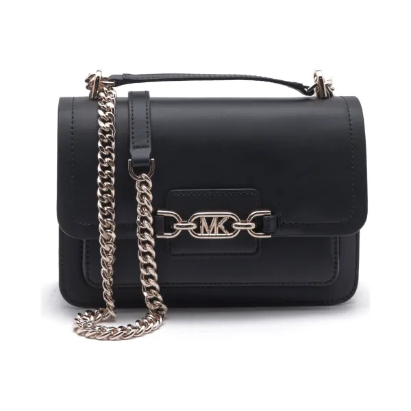 

Кожаная сумка-мессенджер вереск Michael Kors, черный