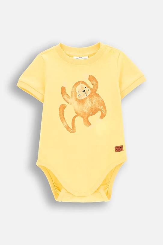 

Детский боди Coccodrillo, желтый