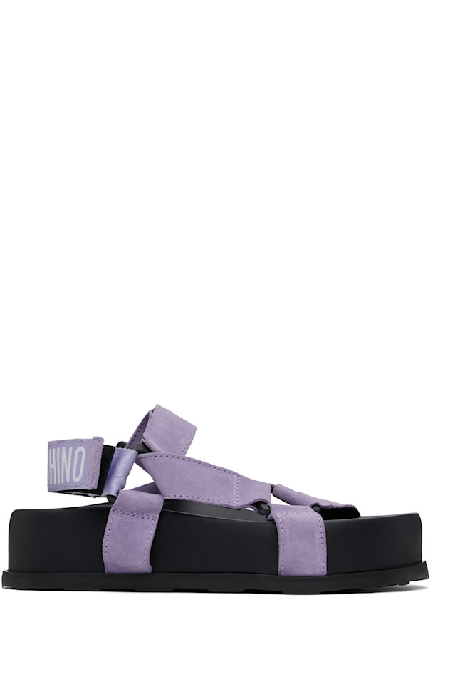 Спортивные сандалии Moschino, цвет lilac