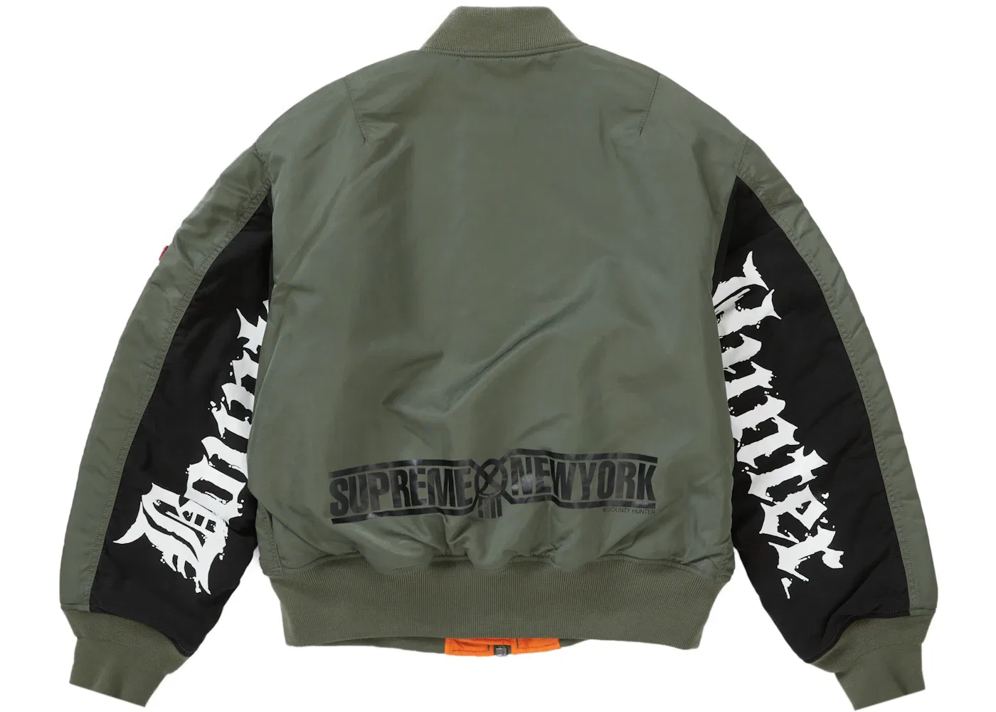Мужская куртка-бомбер Supreme Bounty Hunter MA-1 Jacket, Olive — фото 3
