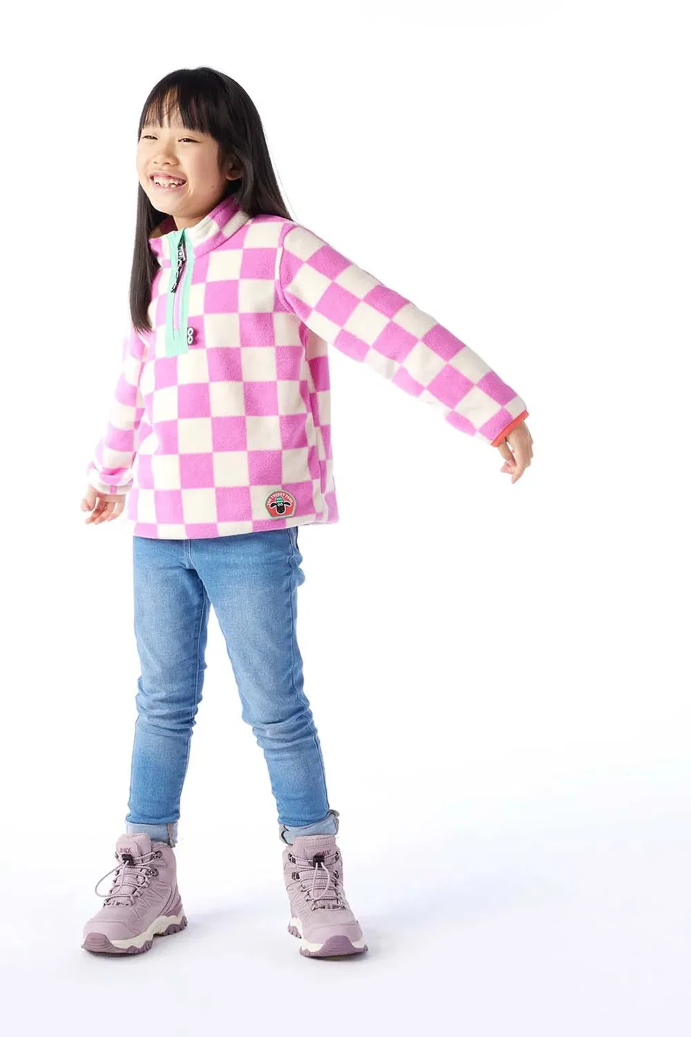 Флисовая кофта с молнией Shaun the Sheep Tog24, Pink — фото 2