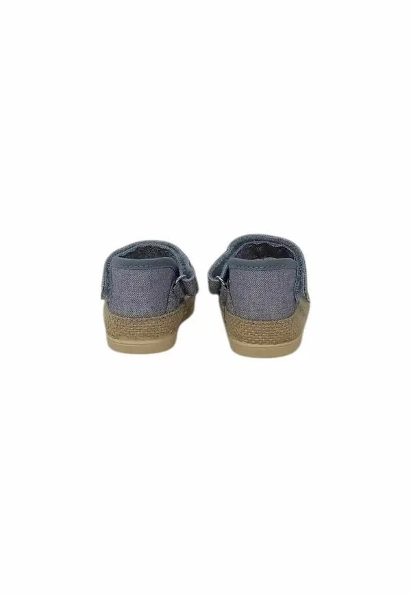 Балетки на щиколотке с ремешком, текстильные, Espadrillas Vulladi light blue, светло-голубой — фото 4