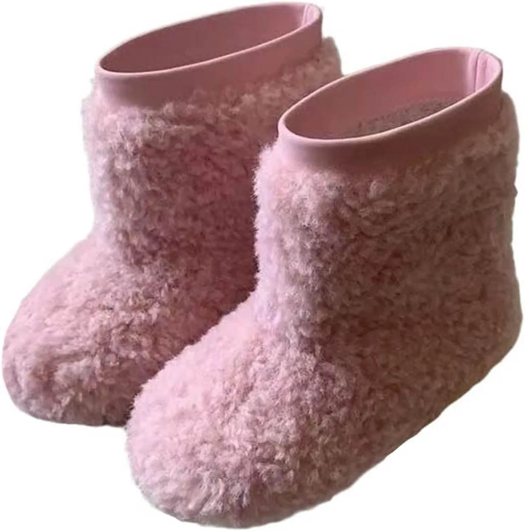 Детские зимние сапоги для девочек с искусственным мехом Zzalalana, Pink
