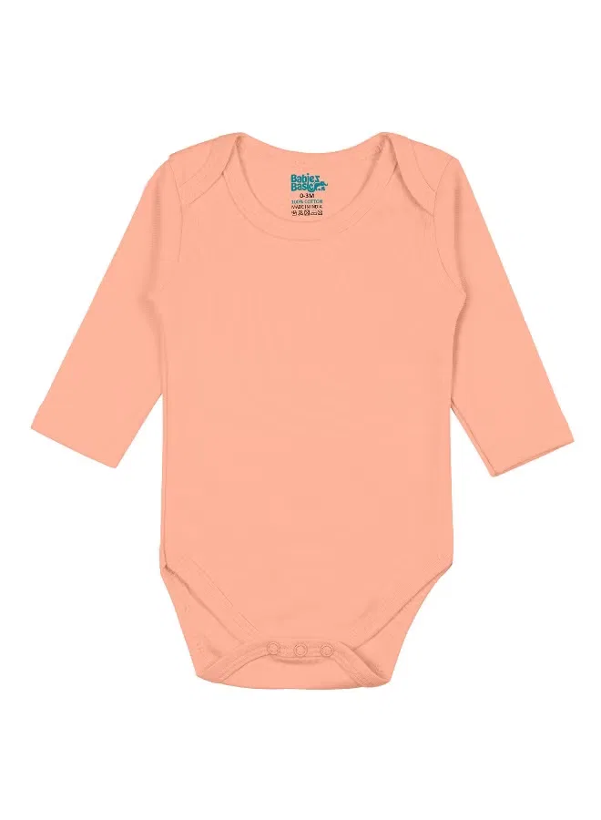 Боди-комбинезон с длинным рукавом, комплект из 6, Babies Basic, синий — фото 4