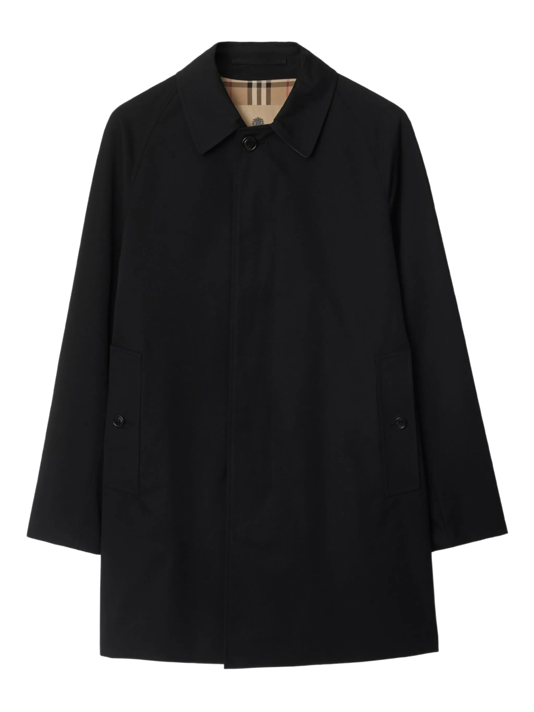 

Тренч с рукавами реглан Burberry, черный