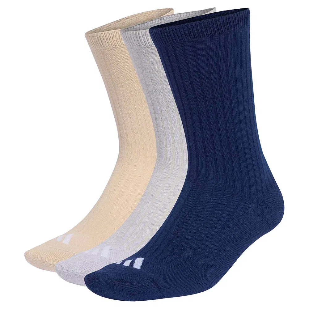 Носки хлопковые Cushioned Essentials 3 пары Adidas, мультиколор