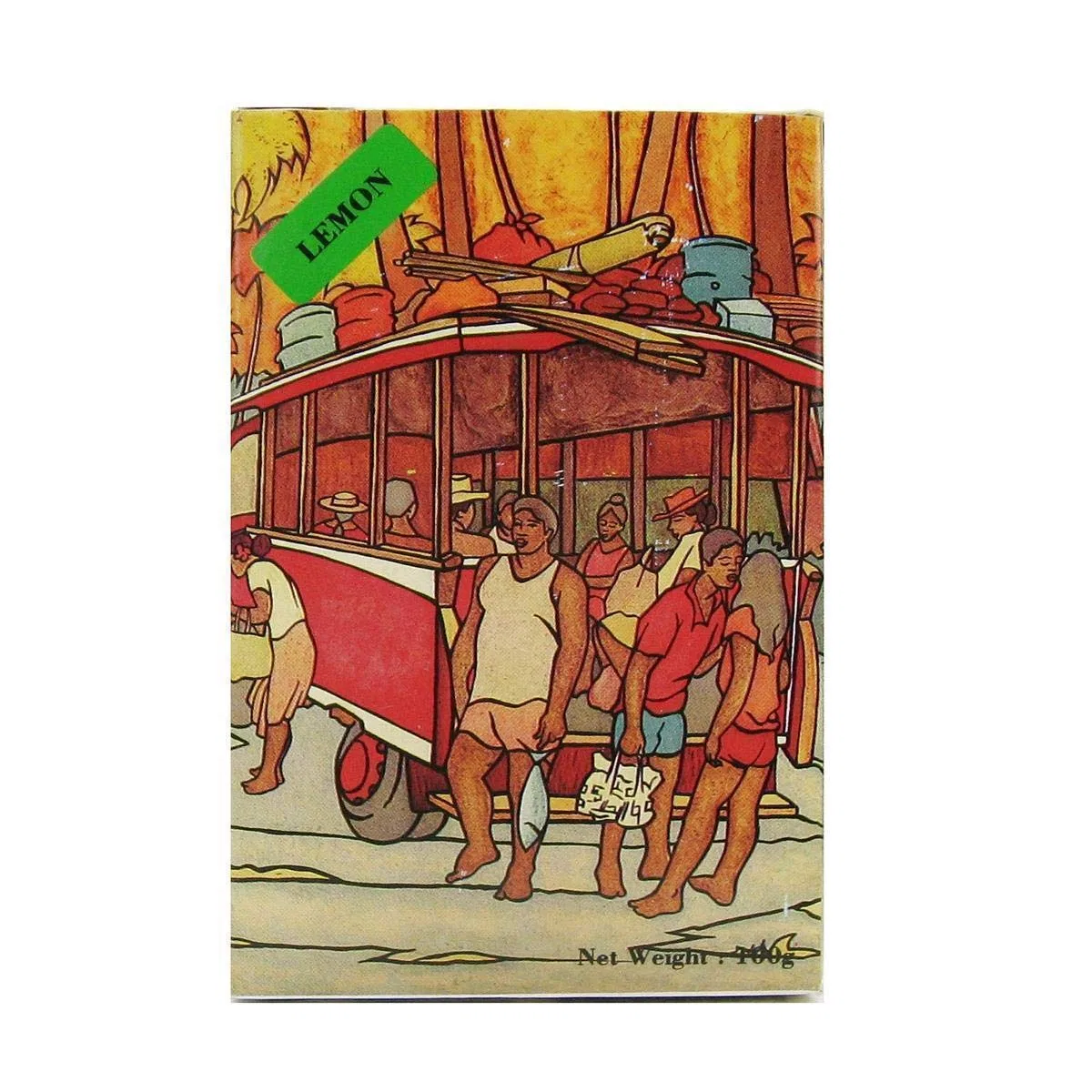 Мыло Monoi Tiki Tahiti Ravello с ароматом лимона, 100 г
