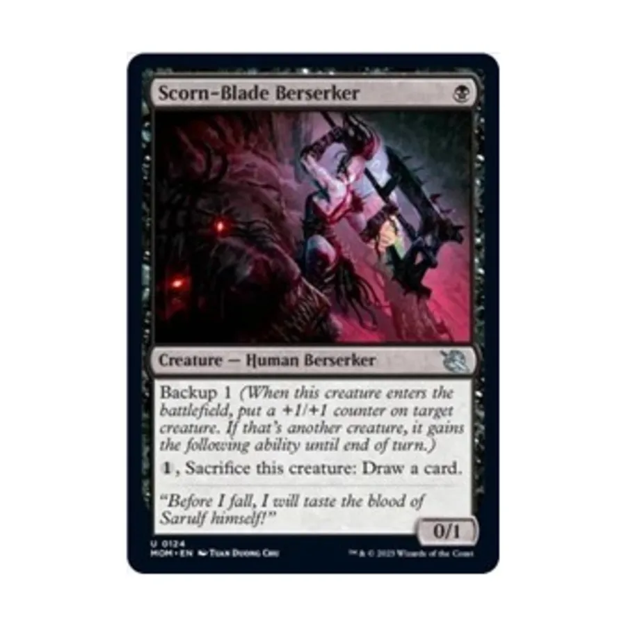 

CCG Берсерк с презрительным клинком (U), MTG - March of the Machine