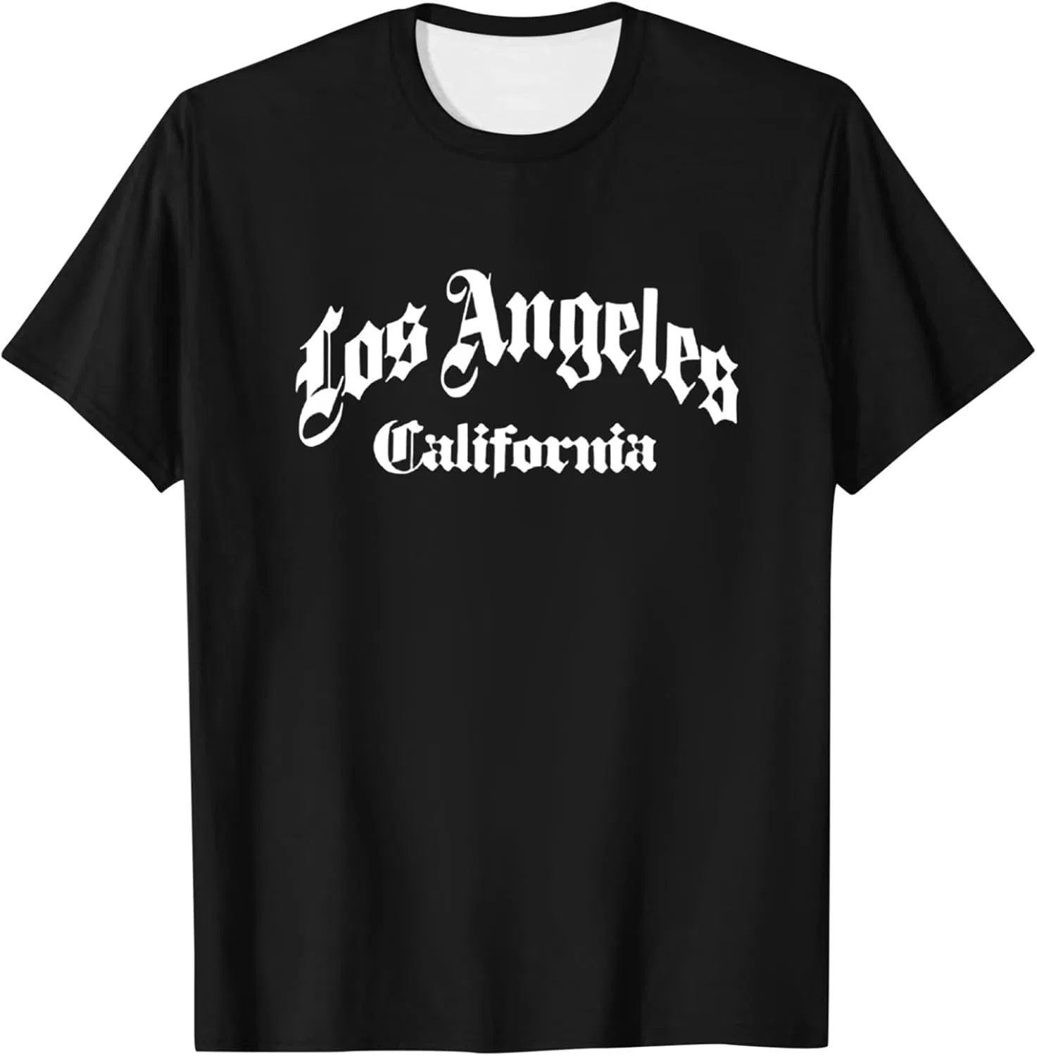 Мужская футболка с принтом Letter Print, Regular Fit DRIuRLtsR, Black — фото 3
