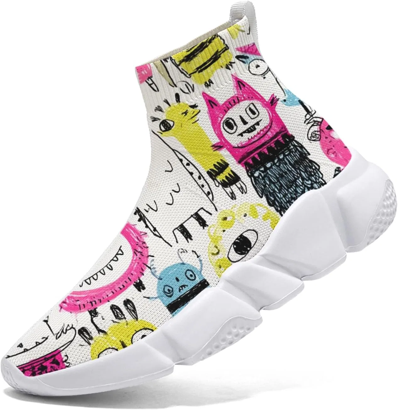 Детские кроссовки для девочек с легким дышащим трикотажем Mahekot, Multicolor