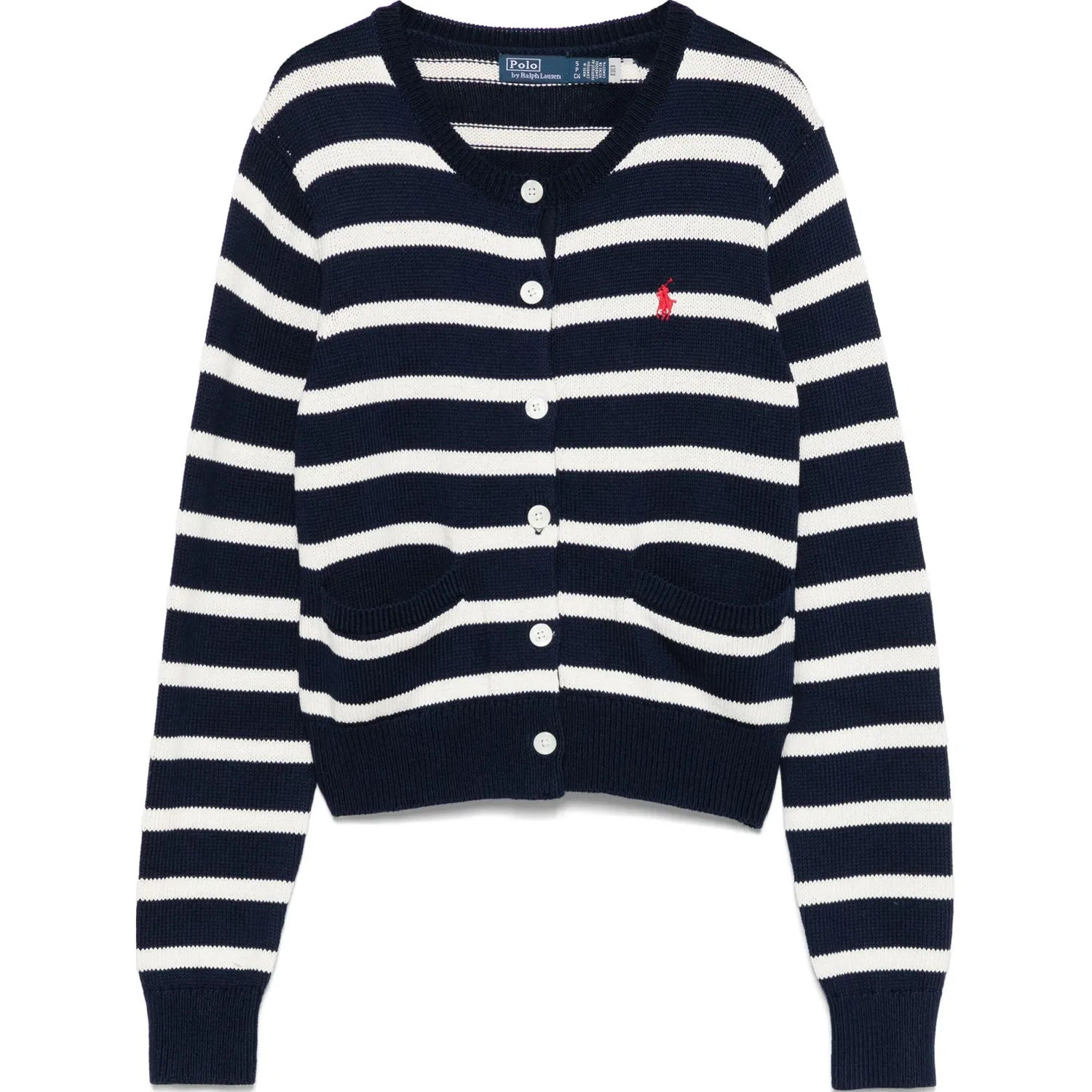 Женский джемпер прямого кроя Marine Blue & White Multicolor Polo Ralph Lauren, Marine Blue & White Multicolor