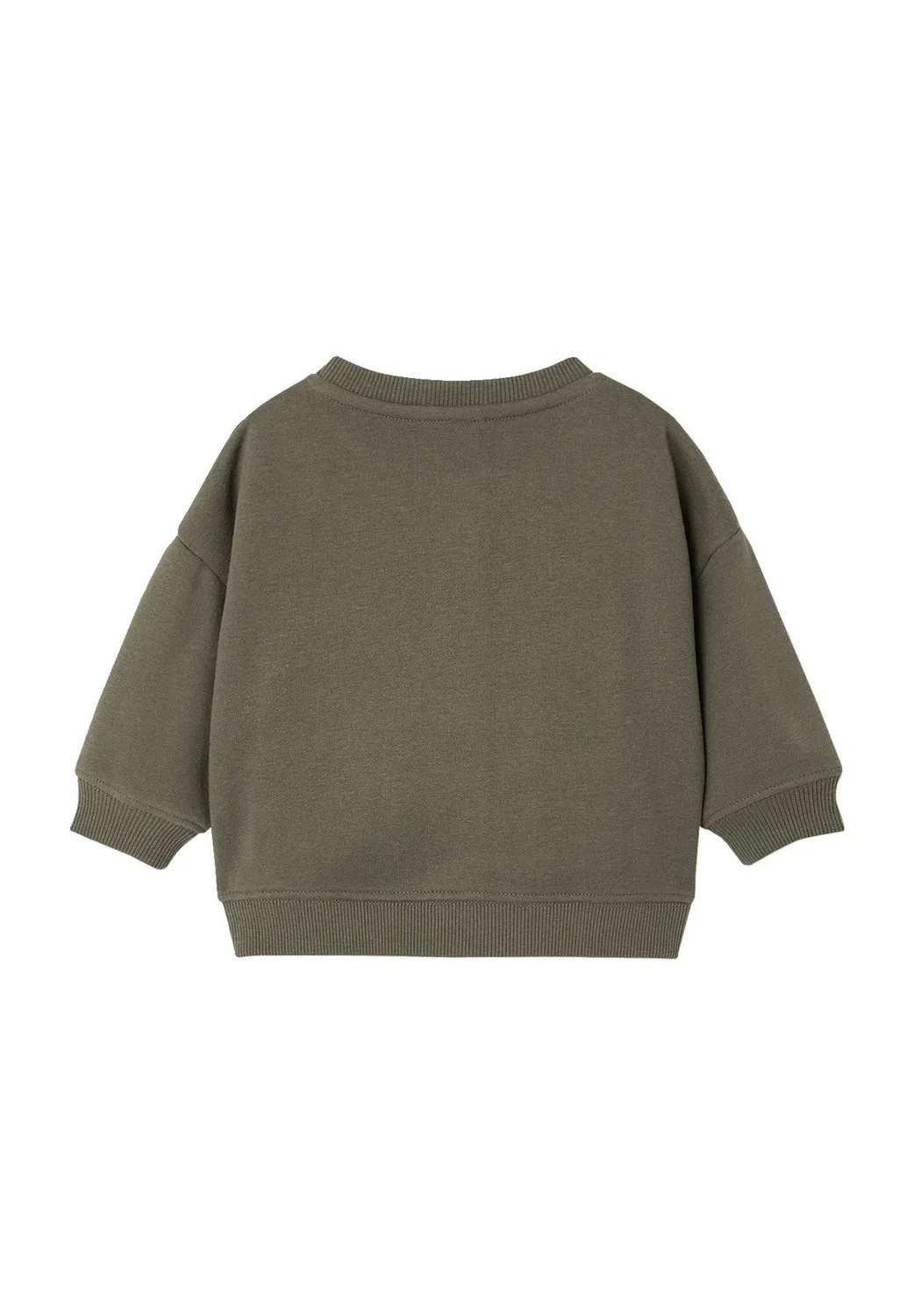 Sweatjacke mit reissverschluss baby - толстовка на молнии Vertbaudet, Khaki — фото 2