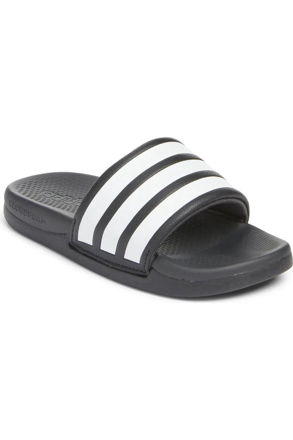 Детские сандалии шлепанцы спортивные с Cloudfoam Adilette Comfort 2.0 adidas, Core Black/White/Carbon