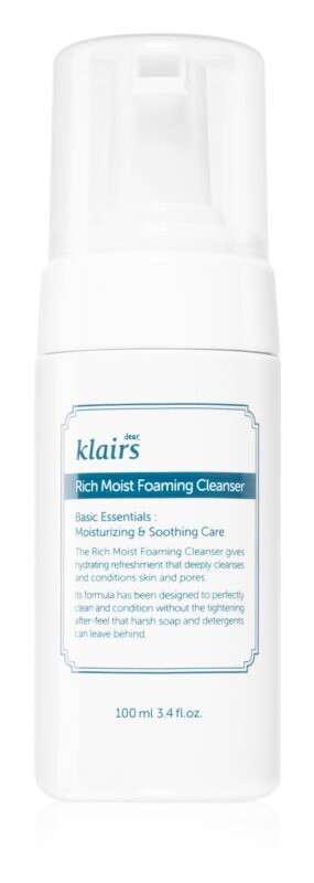 

Очищающая пенка с увлажняющим эффектом Klairs Rich Moist Foaming Cleanser