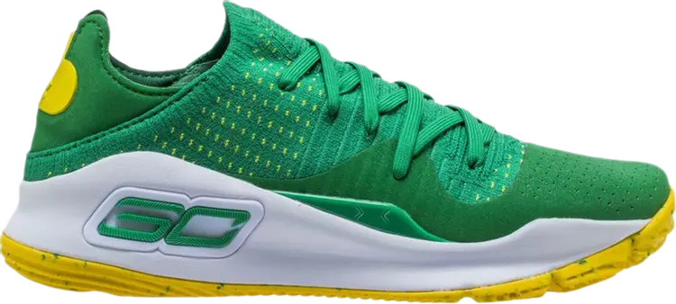 

Кроссовки Under Armour Curry 4 Low Oakland Athletics, зеленый