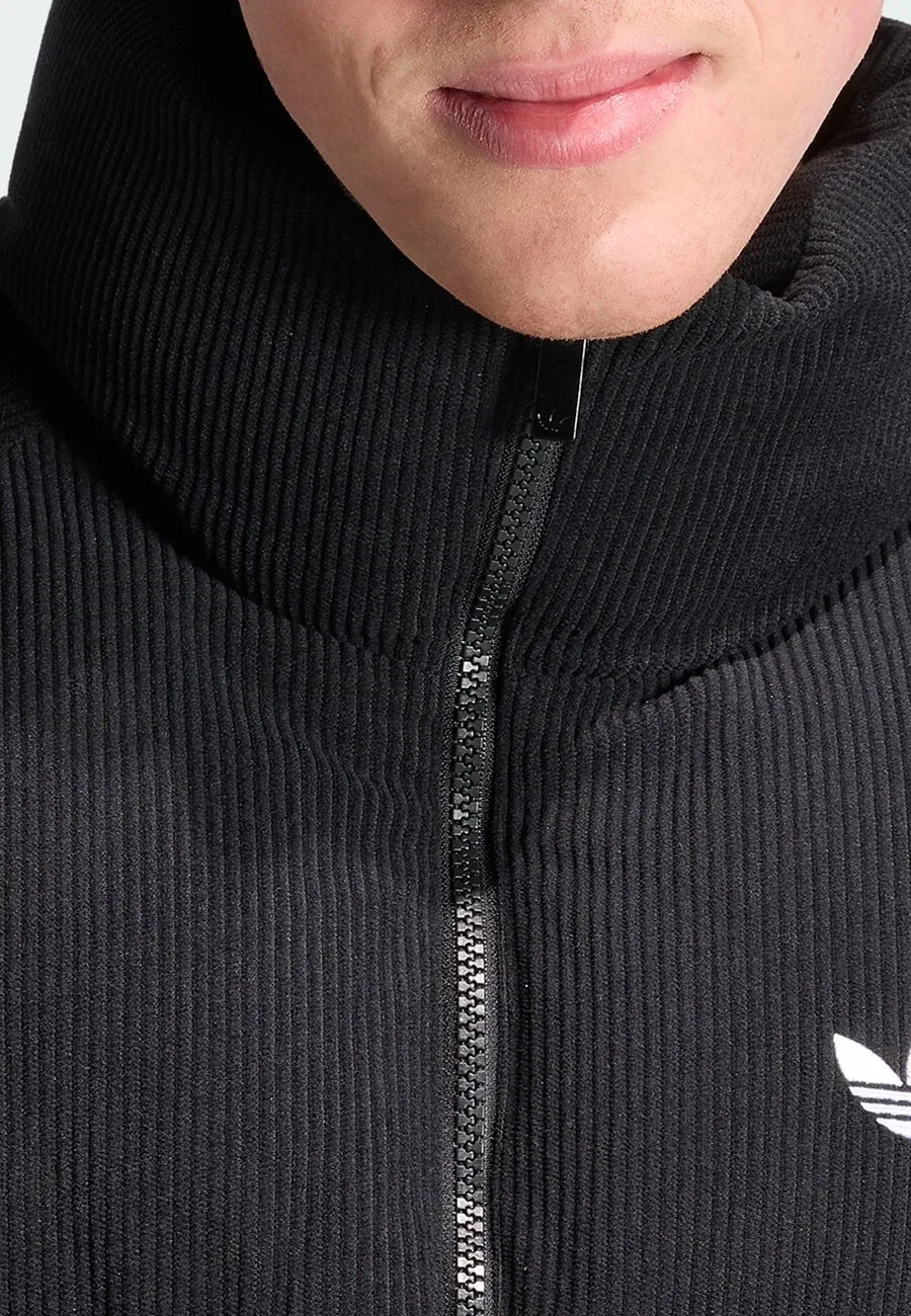 Зимняя куртка ADIDAS ORIGINALS 'CORDUROY PUFFER' черного цвета — фото 3